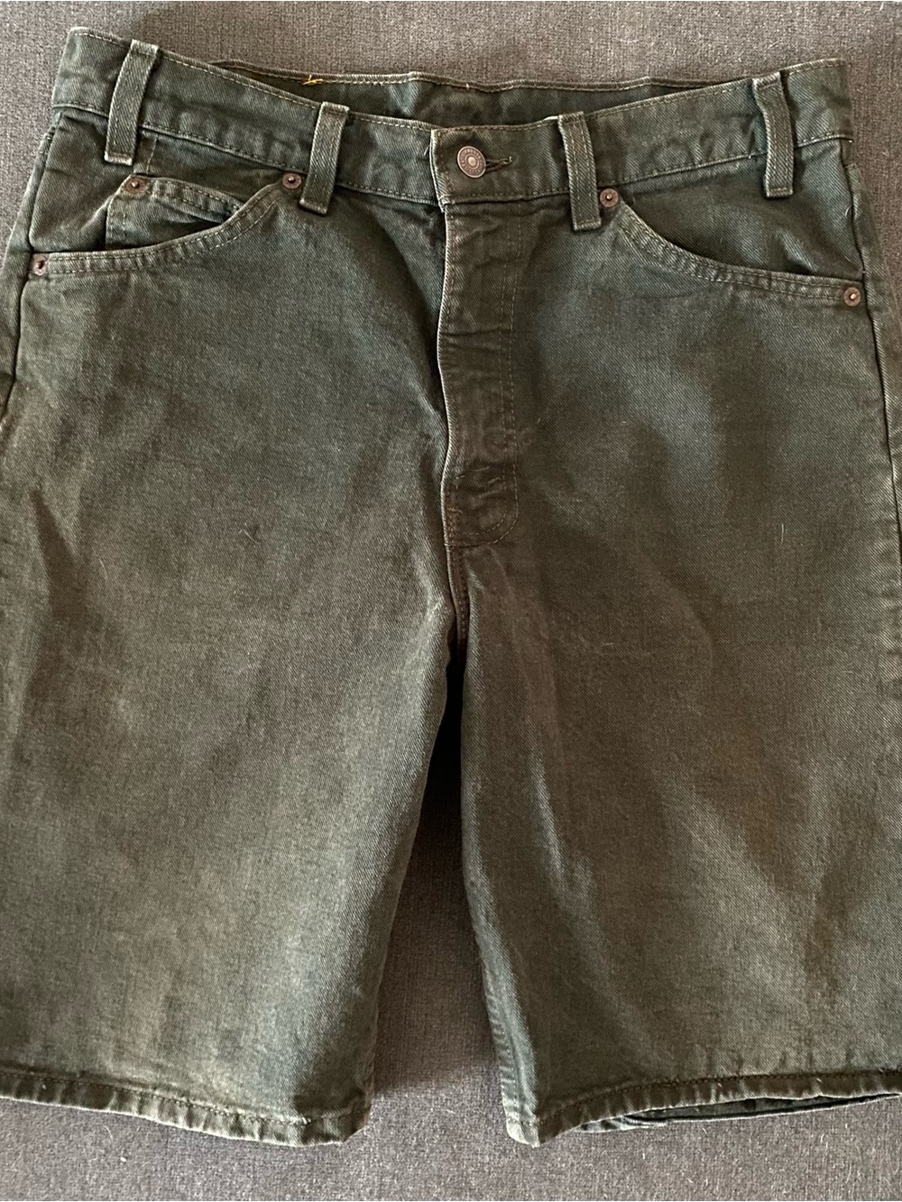 Men's Olive Green Levi’s Jean Shorts